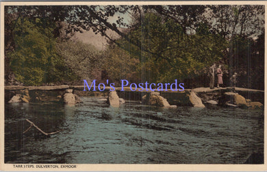 Somerset Postcard - Tarr Steps, Dulverton, Exmoor    DC1959
