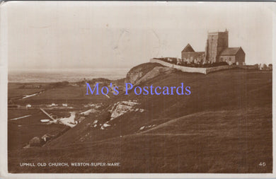 Somerset Postcard - Uphill Old Church, Weston-Super-Mare  DC1909