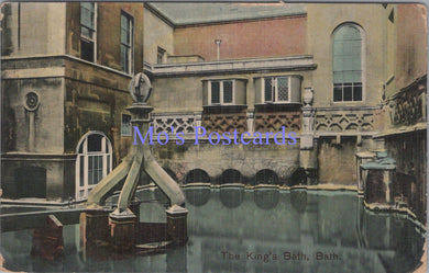 Somerset Postcard - Bath, The King's Bath    DC1885
