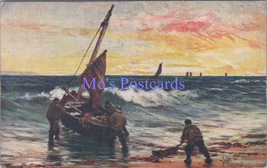 Occupations Postcard - Fishermen off To The Fishing   DC1839