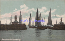 Load image into Gallery viewer, Suffolk Postcard - Lowestoft Harbour Mouth    SW14323
