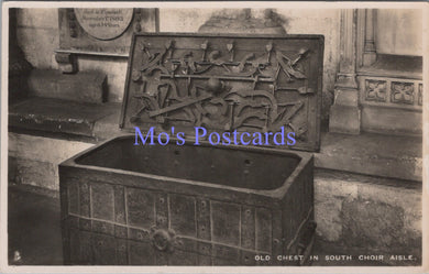 Devon Postcard - Exeter Cathedral Old Chest  SW14326