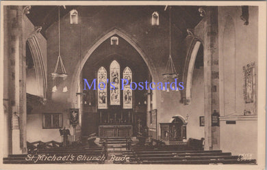 Cornwall Postcard - Bude, St Michael's Church Interior  SW14334
