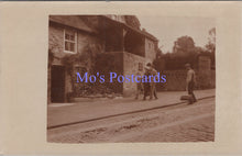 Load image into Gallery viewer, Unknown Location Postcard - Unidentified Road and Building  SW14362
