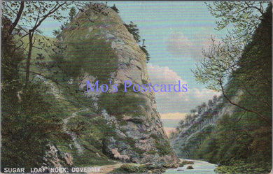 Derbyshire Postcard - Sugar Loaf Rock, Dovedale  SW14391