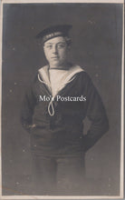 Load image into Gallery viewer, Naval Postcard - British Navy Sailor Signalman Budd  SW20242
