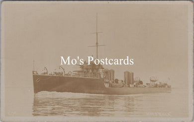 Naval Shipping Postcard - H.M.S. 