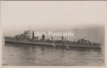 Load image into Gallery viewer, Naval Postcard - HMS Wryneck, Sunk By Luftwaffe off Nauplia  SW20247
