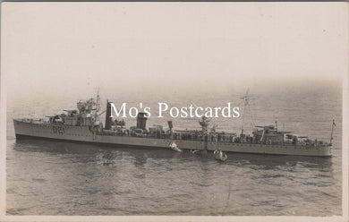 Naval Postcard - HMS Wryneck, Sunk By Luftwaffe off Nauplia  SW20247