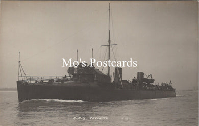 Naval Postcard - HMS Coquette, D-Class Destroyer Sunk By a Mine SW20262