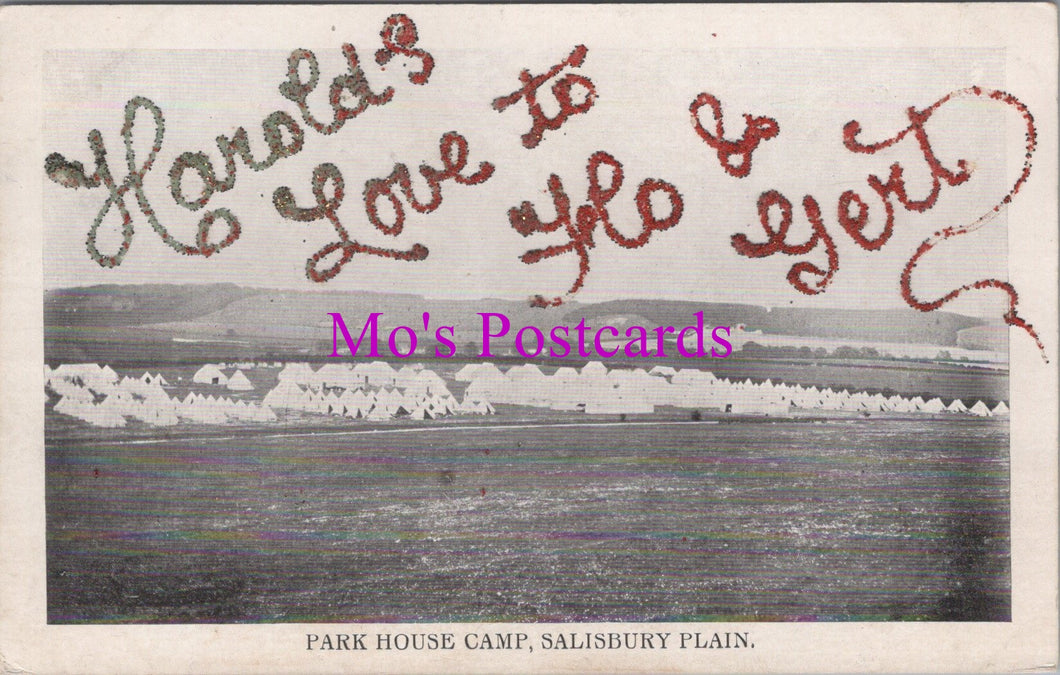 Military Postcard - Park House Camp, Salisbury Plain  SW14616