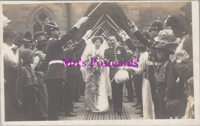 Military Postcard - Military Wedding Guard of Honour, Uttoxeter Photo  SW14622