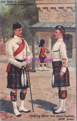 Military Postcard - The Queen's Own Cameron Highlanders   SW14624