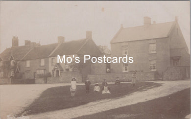 Gloucestershire Postcard - Children in Tockington Village  SW16644