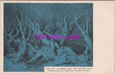 Art Postcard - Gustave Doré, Dore Dante, Haste Now  SW15566