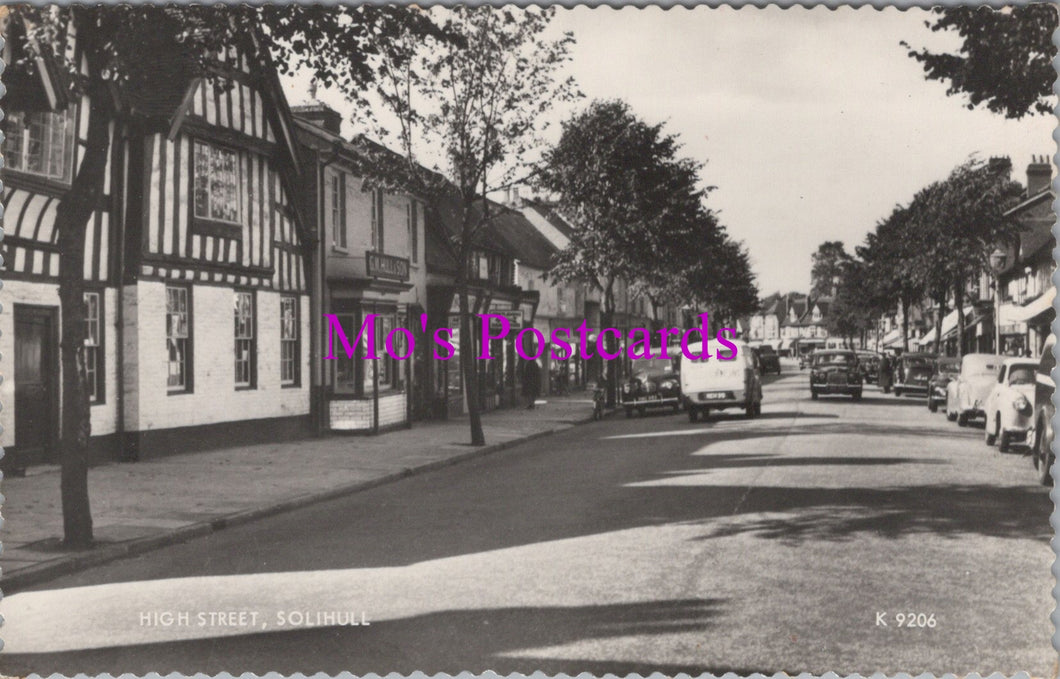 Warwickshire Postcard - High Street, Solihull  SW15577