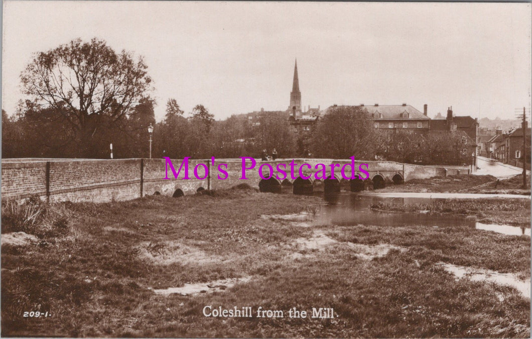 Warwickshire Postcard - Coleshill From The Mill   SW15580