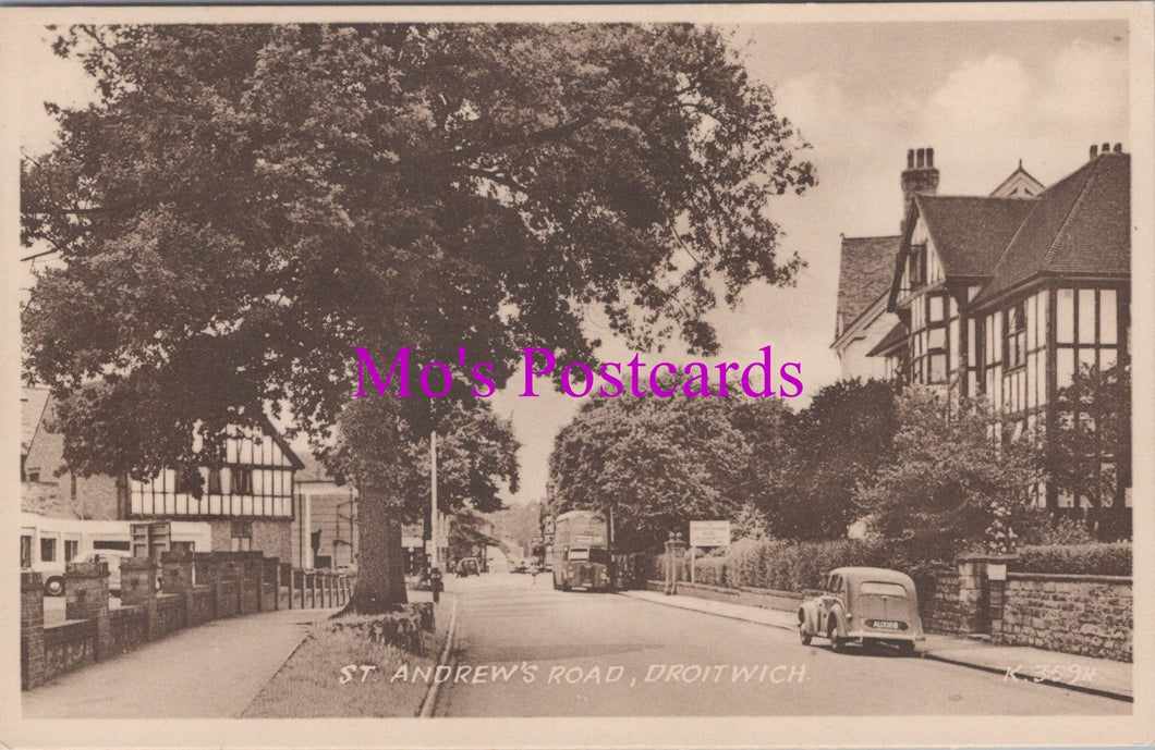 Worcestershire Postcard - Droitwich, St Andrew's Road  SW15584