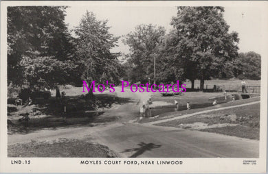 Hampshire Postcard - Moyles Court Ford, Near Linwood  SW15597