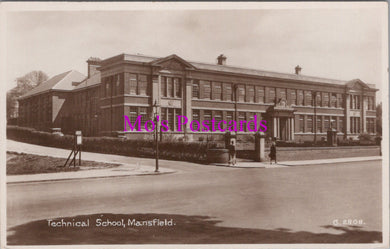 Nottinghamshire Postcard - Technical School, Mansfield   SW15131