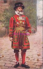 Load image into Gallery viewer, Military Postcard - A Yeoman of The Guard, State Dress  SW15124
