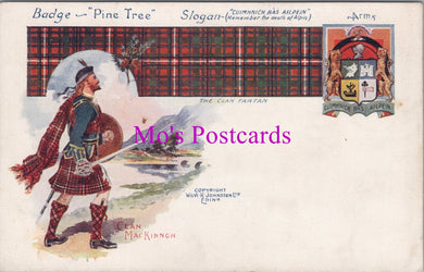 Military Postcard - Scottish Soldier, Clan MacKinnon  SW15125