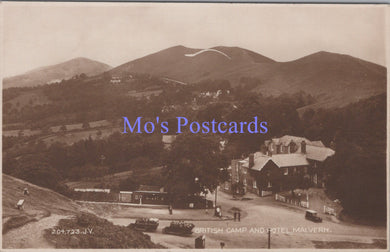 Worcestershire Postcard - Malvern, British Camp and Hotel    SW13819