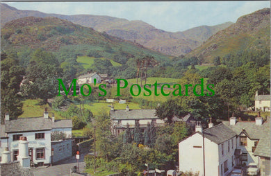 Cumbria Postcard - Coniston Fells and Old Man From The Village SW13622