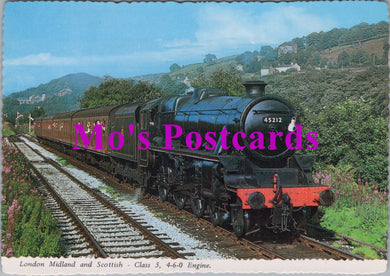 Railway Postcard - London Midland and Scottish Class 5, 4-6-0 Engine  SW14964