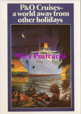 Shipping Postcard - P & O Cruises. A World Away From Other Holidays  SW14969