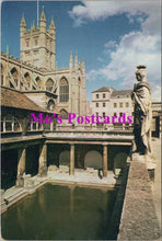 Load image into Gallery viewer, Somerset Postcard - Bath Abbey and The Great Roman Bath  SW14972
