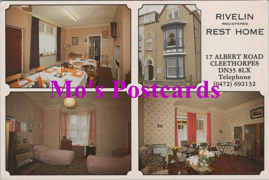 Lincolnshire Card - Rivelin Rest Home, 17 Albert Road, Cleethorpes  SW15012