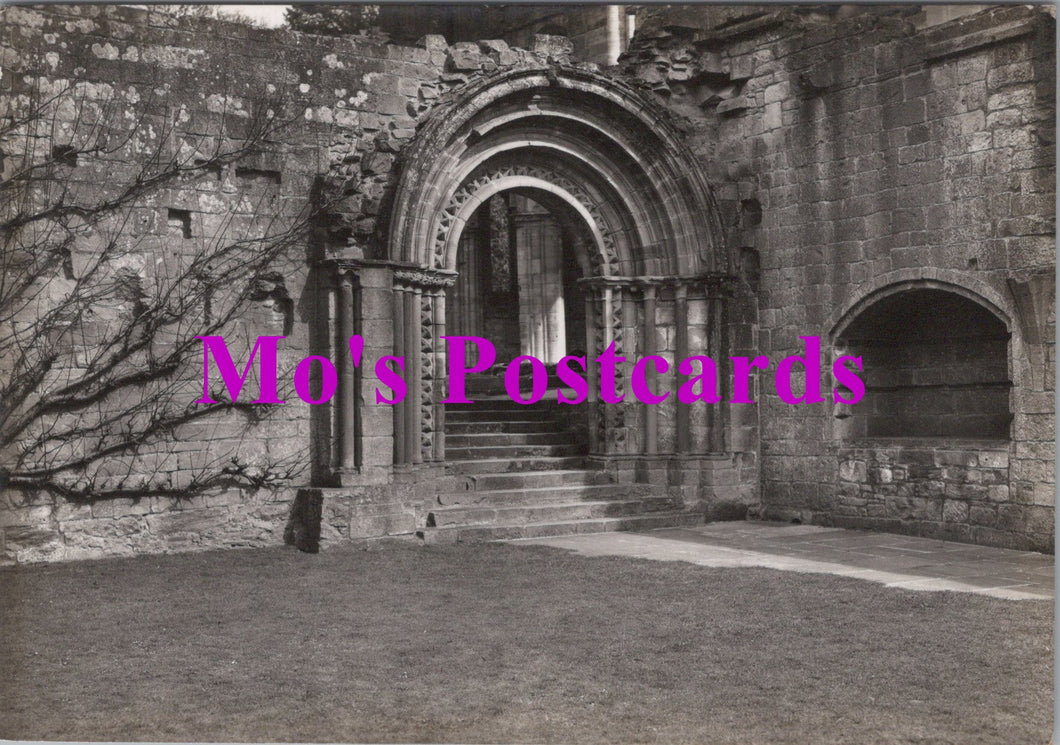 Scotland Postcard - Dryburgh Abbey. East Processional Doorway  SW15017