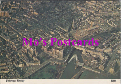 Somerset Postcard - Aerial View of Bath, Pulteney Bridge   SW15034