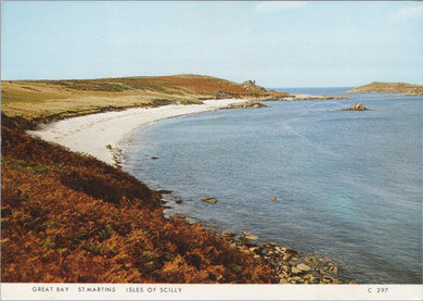 Cornwall Postcard - Great Bay, St Martins, Isles of Scilly   SW15899