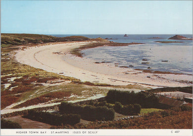 Cornwall Postcard - Higher Town Bay, St Martins, Isles of Scilly   SW15902