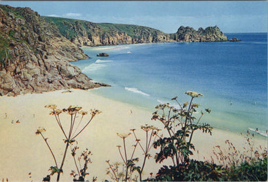 Cornwall Postcard - Porthcurno Beach  SW15903