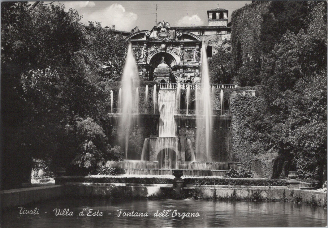 Italy Postcard - Tivoli, Villa D'Este, The Organ's Fountain  SW15961