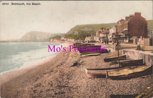 Load image into Gallery viewer, Devon Postcard - Sidmouth, The Beach    SW14174
