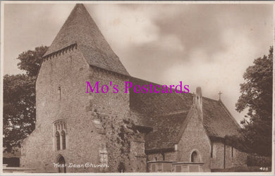 Sussex Postcard - West Dean Church   SW14175