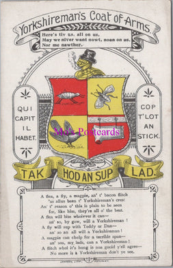 Heraldic Postcard - Yorkshireman's Coat of Arms   SW14226