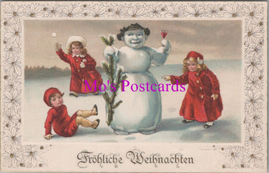 Greetings Postcard - Merry Christmas, Frohliche Weihnachten  SW14229