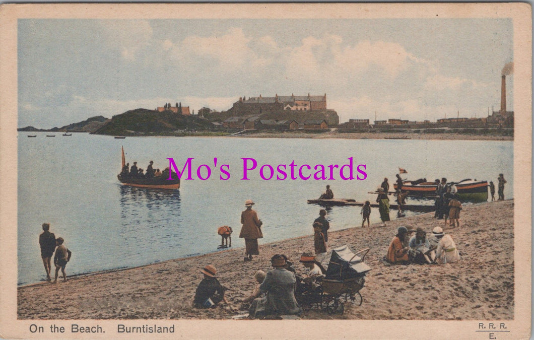 Scotland Postcard - On The Beach, Burntisland  SW14230