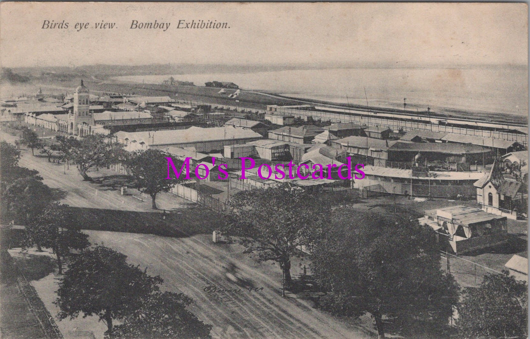 India Postcard - Birds Eye View, Bombay Exhibition  SW14237