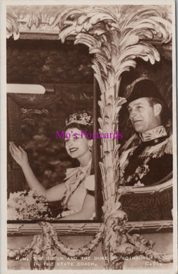 Royalty Postcard - The Queen and The Duke of Edinburgh SW14272