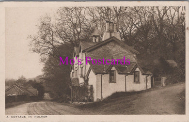 Lancashire Postcard - A Cottage in Holker   SW14275