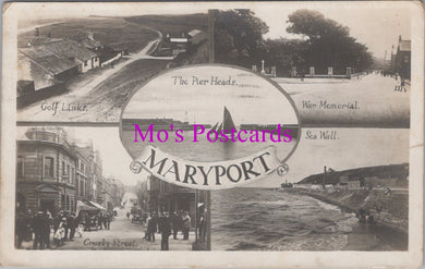 Cumbria Postcard - Views of Maryport  SW14283