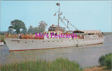 Load image into Gallery viewer, Norfolk Postcard - Golden Galleon Cruising on The Norfolk Broads  SW14290
