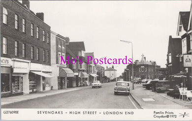 Kent Postcard - Sevenoaks High Street, London End   SW14294