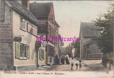 Kent Postcard - Dickens Old Leather Bottle Inn, Cobham  SW14295